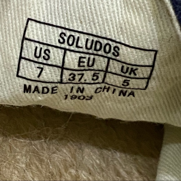 Soludos Embroidered Ibiza Smoking Slippers Espadrille 7 - Picture 14 of 16